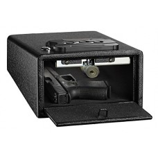 AdirOffice Pistol Safe - Quick Access Gun Safe (Black, Small)