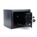 Peatao Digital Safe Deposit Box Fireproof and Waterproof Home Security Box for Money Gun (Black)
