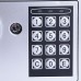 Peatao Digital Safe Deposit Box Fireproof and Waterproof Home Security Box for Money Gun (Black)