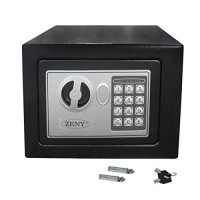 ZENY Digital Security Cabinet Safe Box Solid Steel Construction Hidden with Deadbolt Lock Wall-Anchoring Design Christmas Gift
